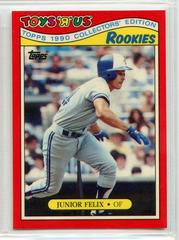Junior Felix #9 Baseball Cards 1990 Topps Toys R Us Rookies Prices