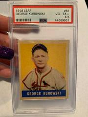 George Kurowski #81 Baseball Cards 1948 Leaf Prices
