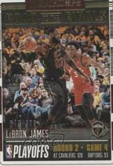 LeBron James #61 Basketball Cards 2018 Panini Hoops Road to the Finals Prices