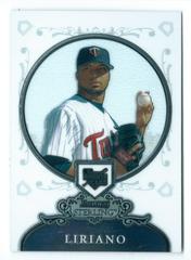 Francisco Liriano [Black Refractor] #BS-FL Baseball Cards 2006 Bowman Sterling Prices