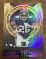 Saquon Barkley [Purple] Football Cards 2019 Panini Certified Seal of Approval Prices