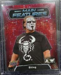 Sting [Red] Wrestling Cards 2022 Upper Deck AEW Main Features Prices