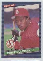 Vince Coleman #115 Baseball Cards 1986 Leaf Prices