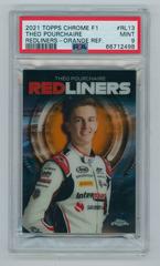 Theo Pourchaire [Orange] #RL-13 Racing Cards 2021 Topps Chrome Formula 1 Redliners Prices