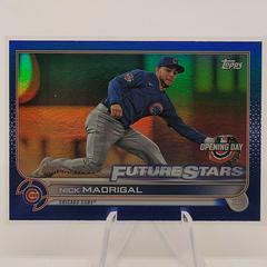 Nick Madrigal [Blue Foil] #3 Baseball Cards 2022 Topps Opening Day Prices