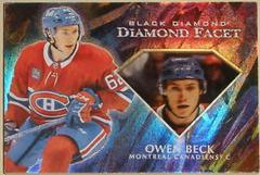 Owen Beck #DF-OB Hockey Cards 2023 Upper Deck Black Diamond Facet Prices