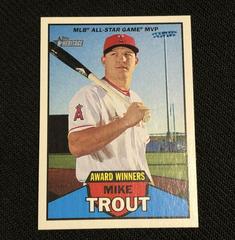 Mike Trout Baseball Cards 2016 Topps Heritage Award Winners Prices