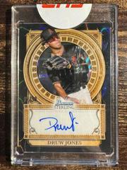 Druw Jones [Black Lava] #SOA-DJ Baseball Cards 2023 Bowman Sterling Opulence Autographs Prices