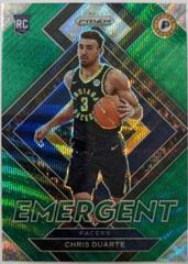 Chris Duarte [Green Wave] Basketball Cards 2021 Panini Prizm Emergent Prices