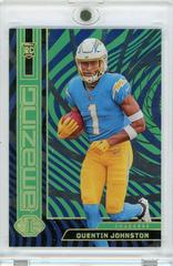 Quentin Johnston [Green] #23 Football Cards 2023 Panini Illusions Amazing Prices