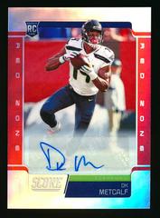 DK Metcalf [Signature Red Zone] Football Cards 2019 Panini Chronicles Score Prices