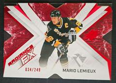 Mario Lemieux [Red] #RFX-3 Hockey Cards 2022 SPx Radiance FX Prices