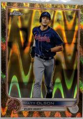 Matt Olson [Lava Gold] Baseball Cards 2022 Topps Gilded Collection Prices