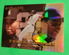 Frank Thomas [Row 1] Baseball Cards 1999 Flair Showcase Prices