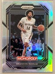 Brandon Ingram [Silver] #56 Basketball Cards 2022 Panini Prizm Monopoly Prices