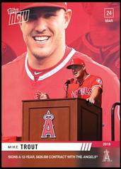 Mike Trout #10 Baseball Cards 2019 Topps Now Prices