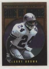 Larry Brown #LB30 Football Cards 2002 Topps Chrome Ring of Honor Prices