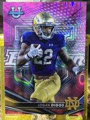Logan Diggs [Pink Lava] #21 Football Cards 2022 Bowman's Best University Prices