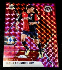 Eldor Shomurodov [Pink Mosaic] Soccer Cards 2020 Panini Mosaic Serie A Prices