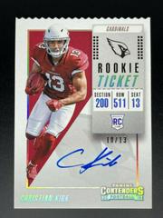 Christian Kirk [Stub] #119 Football Cards 2018 Panini Contenders Rookie Ticket Prices