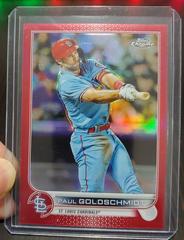 Paul Goldschmidt [Red] #82 Baseball Cards 2022 Topps Chrome Prices