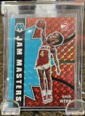 Spud Webb [Blue Fluorescent] #16 Basketball Cards 2020 Panini Mosaic Jam Masters Prices