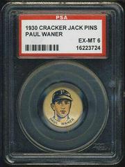 Paul Waner Baseball Cards 1930 Cracker Jack Pins Prices