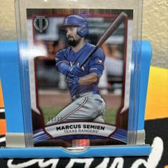 Marcus Semien [Red] #4 Baseball Cards 2022 Topps Tribute Prices