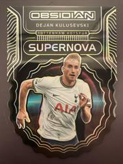 Dejan Kulusevski [Yellow] Soccer Cards 2022 Panini Obsidian Supernova Prices