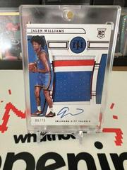 Jalen Williams [Patch Autograph Red] #102 Basketball Cards 2022 Panini National Treasures Prices