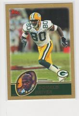 Donald Driver [Gold] Football Cards 2003 Topps Prices