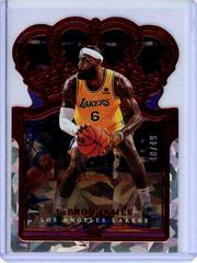 LeBron James [Crystal Red] #52 Basketball Cards 2021 Panini Crown Royale Prices