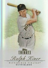 Ralph Kiner #8 Baseball Cards 2012 Topps Tribute Prices