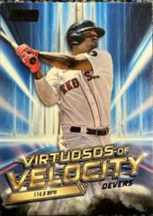 Rafael Devers [Black] #VV-16 Baseball Cards 2023 Stadium Club Virtuosos of Velocity Prices