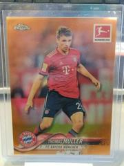 Thomas Muller [Orange Refractor] #43 Soccer Cards 2018 Topps Chrome Bundesliga Prices