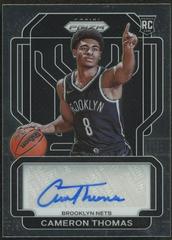 Cameron Thomas Basketball Cards 2021 Panini Prizm Rookie Signatures Prices