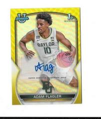 Adam Flagler [Autograph Yellow] #16 Basketball Cards 2022 Bowman Chrome University Prices