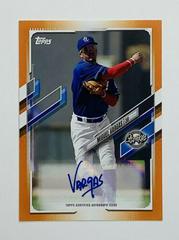 Miguel Vargas [Orange Auto] #PD-23 Baseball Cards 2021 Topps Pro Debut Prices