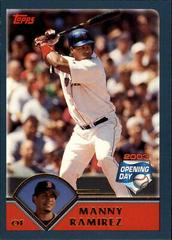 Manny Ramirez Baseball Cards 2003 Topps Opening Day Prices