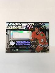 Lukas Reichel #ORJ-LR Hockey Cards 2022 SPx UD Black Obsidian Rookies Jersey Prices