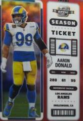 Aaron Donald [Red] #29 Football Cards 2022 Panini Contenders Optic Prices