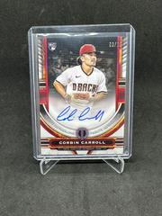 Corbin Carroll [Red] #TA-COC Baseball Cards 2023 Topps Tribute Autographs Prices