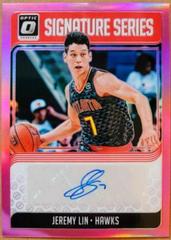 Jeremy Lin [Pink] #JLN Basketball Cards 2018 Panini Donruss Optic Signature Series Prices