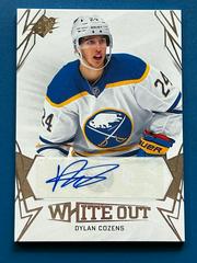 Dylan Cozens Hockey Cards 2022 SPx White Out Autographs Prices