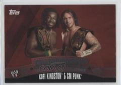 CM Punk, Kofi Kingston [Unified Puzzle Back] #C7 Wrestling Cards 2010 Topps WWE Championship Material Prices