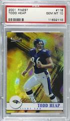 Todd Heap #116 Football Cards 2001 Topps Finest Prices
