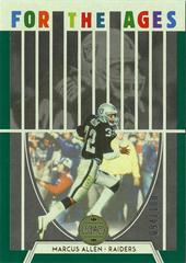 Marcus Allen [Green] #FA-11 Football Cards 2022 Panini Legacy For the Ages Prices