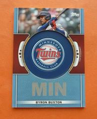 Byron Buxton [Blue] #TLP-BBX Baseball Cards 2023 Topps Team Logo Patch Prices