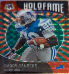 Barry Sanders [Green Mosaic] #3 Football Cards 2021 Panini Mosaic HoloFame Prices