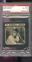 Dick Sisler #10 Baseball Cards 1950 Drake's Prices